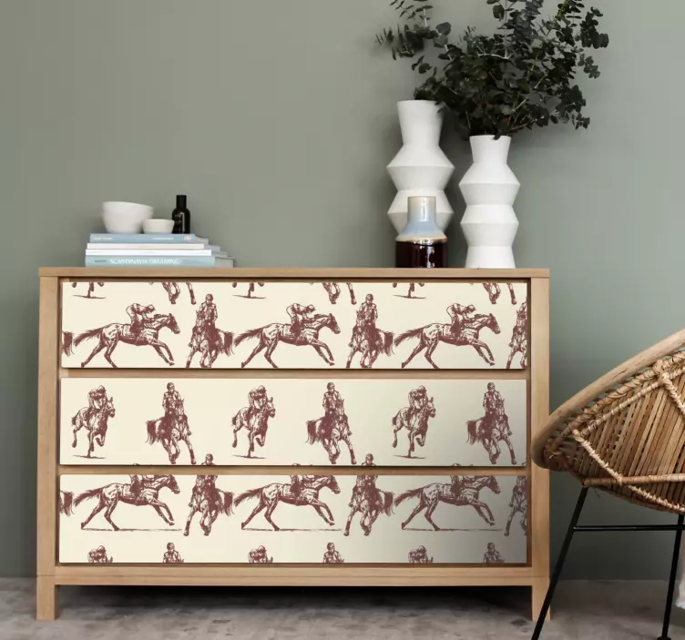 가구 스티커 말 테마 모티프 - TenStickers