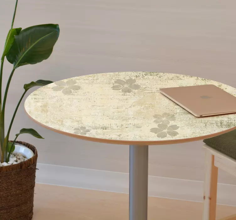 가구 스티커 꽃무늬 오버레이 - TenStickers