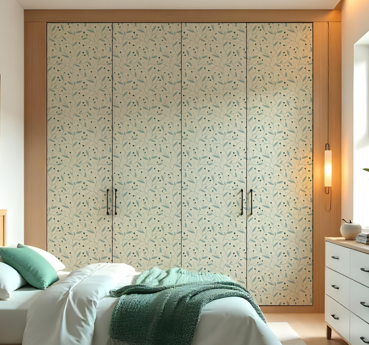 가구 스티커 미니멀리스트 가지 디자인 - TenStickers