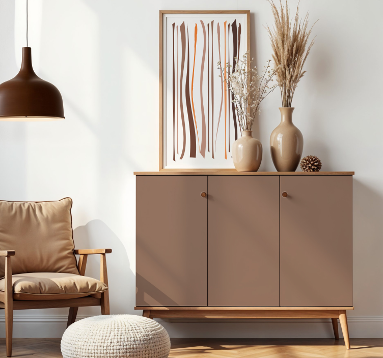 가구 스티커 mocha mousse - TenStickers