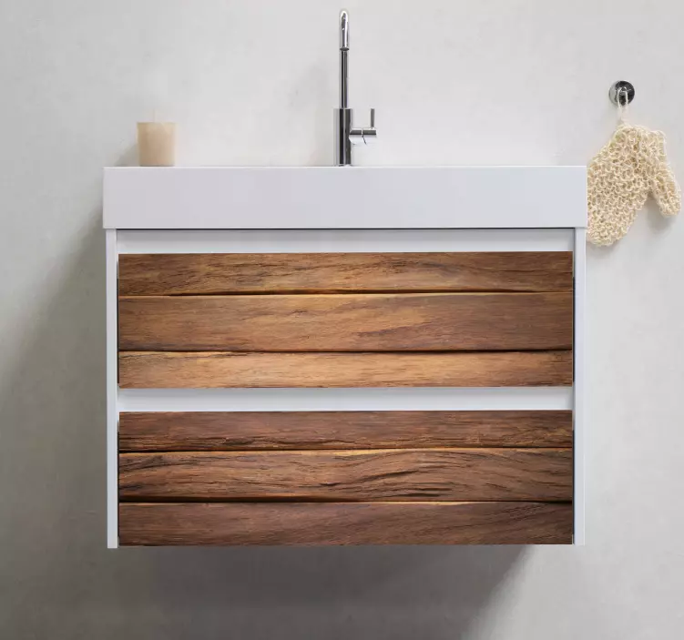 가구 스티커 나무 판재 표면 - TenStickers