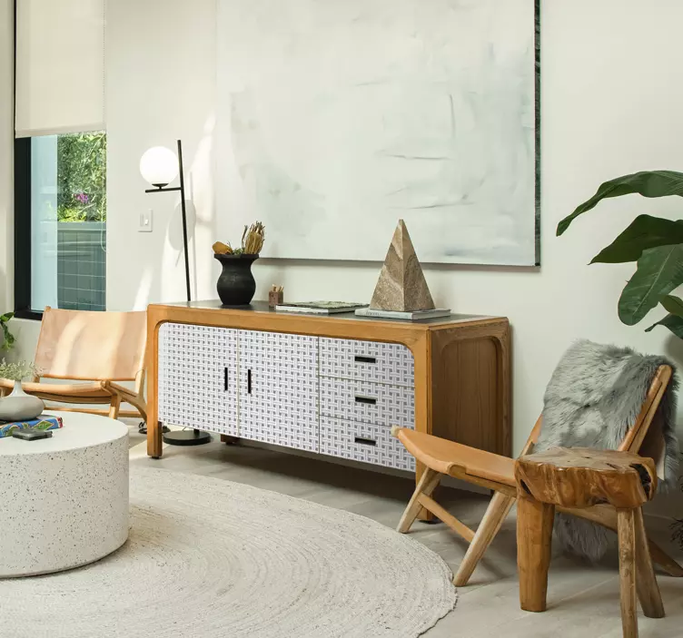 가구 스티커 직물 질감 패턴 - TenStickers