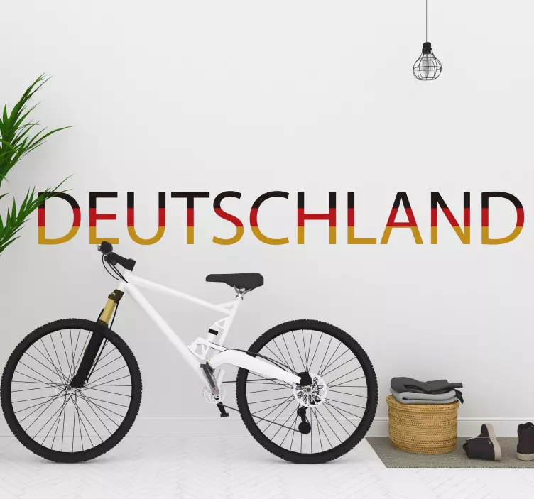 독일 국기 자동차 비닐 스티커 - TenStickers