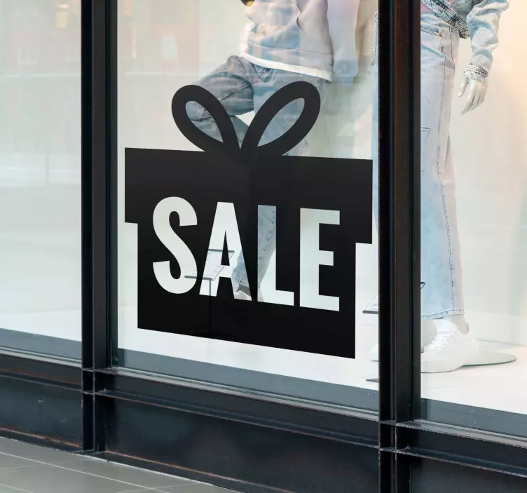 영업 스티커 선물 상자 - TenStickers