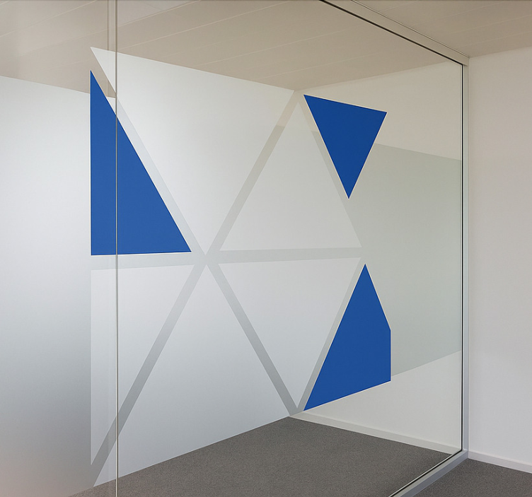 창문 스티커 삼각형 모양 - TenStickers