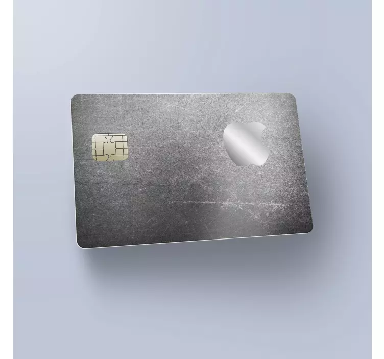 사과 카드 스티커의 회색 - TenStickers