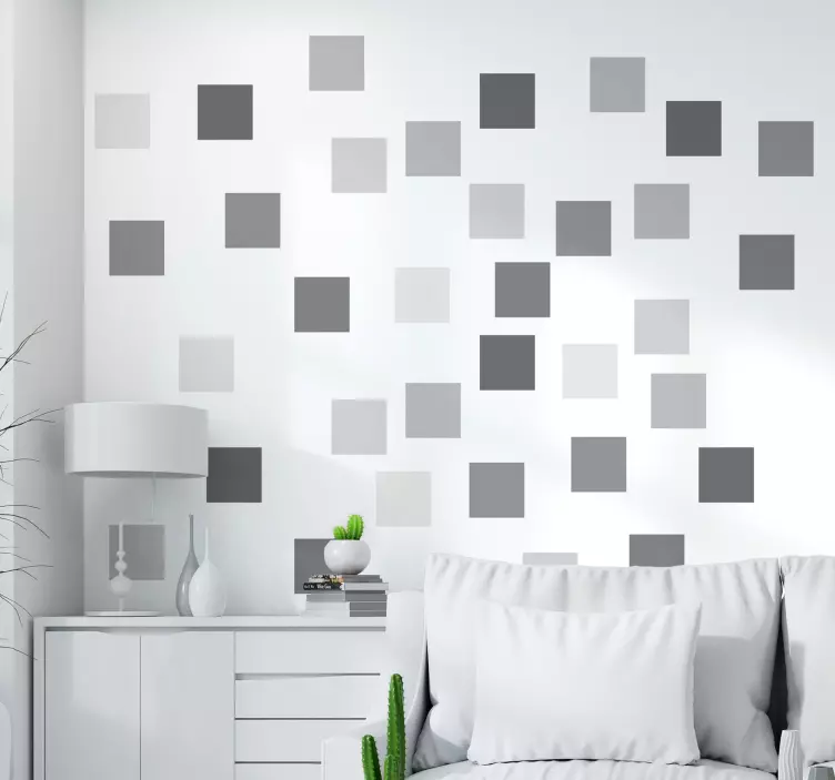 회색 페이드 스티커 - TenStickers