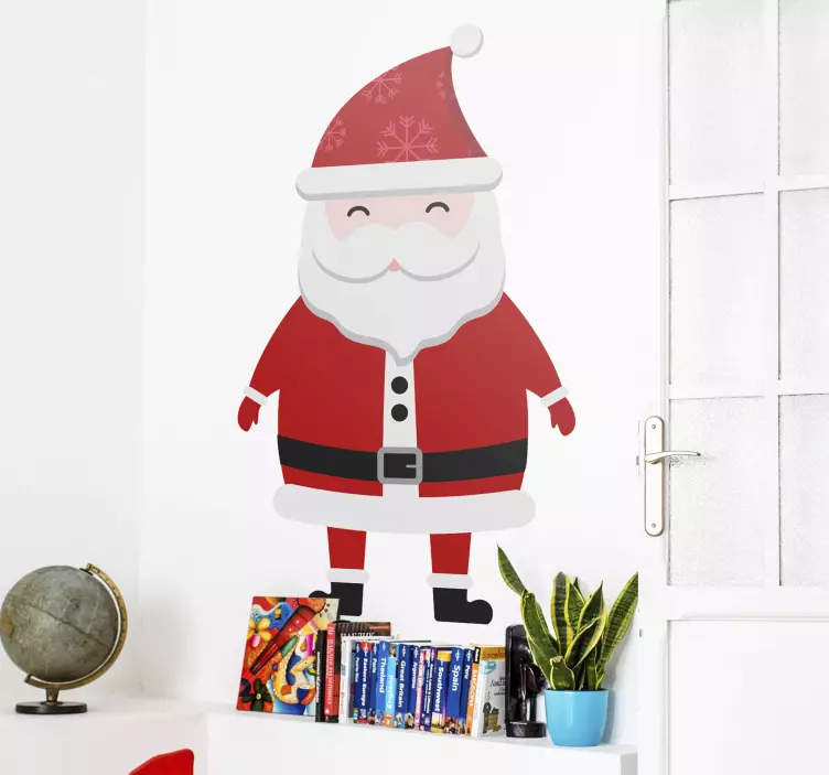 할로윈 벽 스티커 쾌활한 산타 캐릭터 - TenStickers