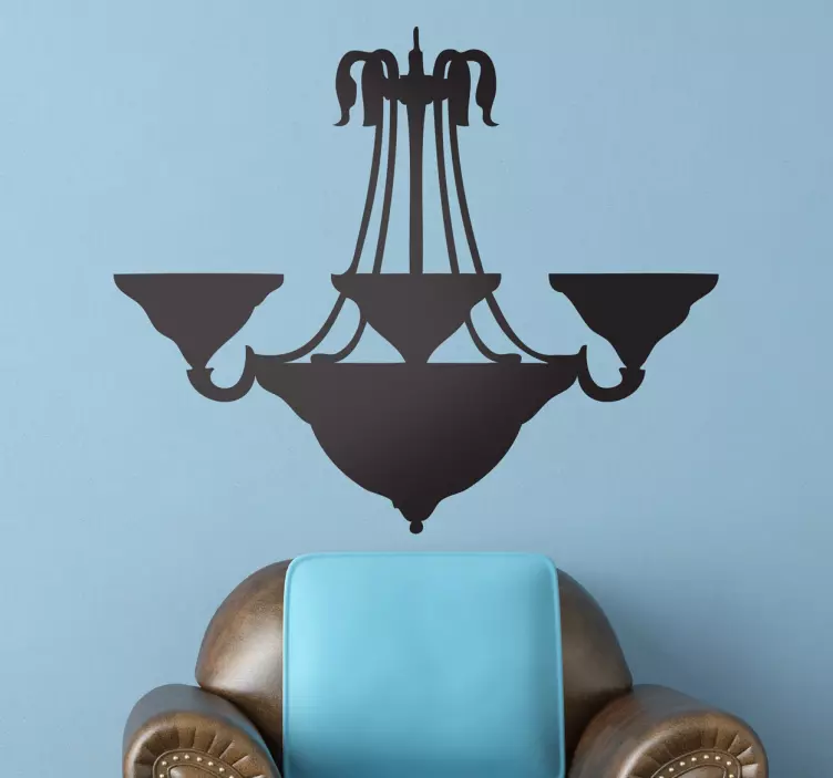 매달려 램프 스티커 - TenStickers