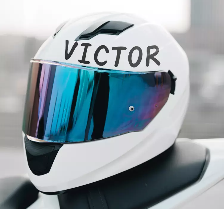 오토바이 스티커 헬멧 이름 - TenStickers