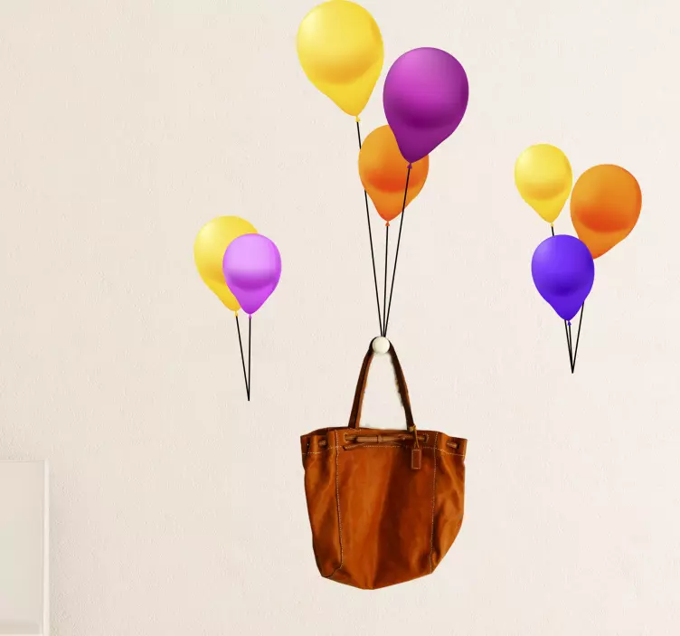 휴일 및 축제 벽 스티커 다채로운 풍선 전시 - TenStickers