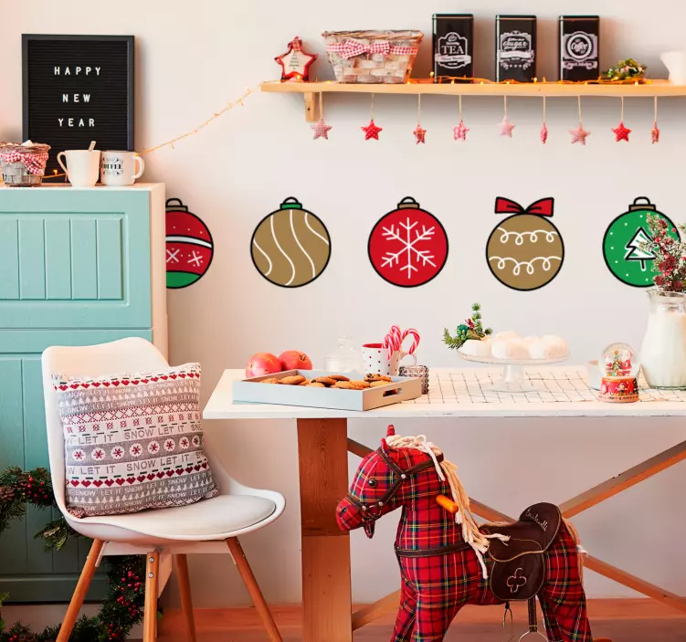 휴일 및 축제 벽 스티커 축제 장식 컬렉션 - TenStickers