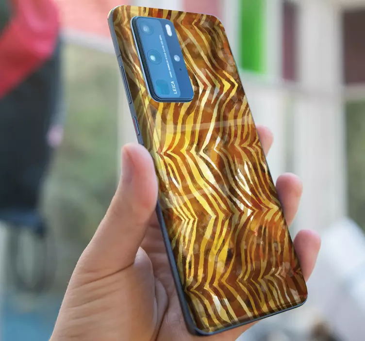 화웨이 스티커 흐르는 파도 패턴 - TenStickers