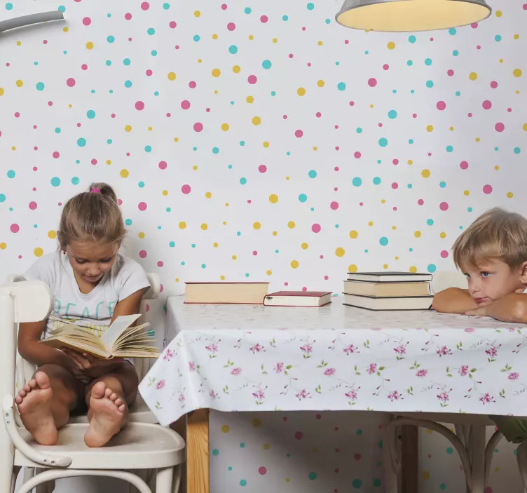 유아 두더지 벽 벽화 스티커 - TenStickers