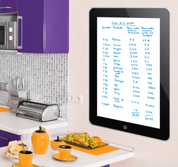 Ipad 화이트 보드 스티커 - TenStickers