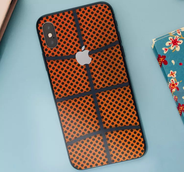 아이폰 스티커 농구 패턴 - TenStickers