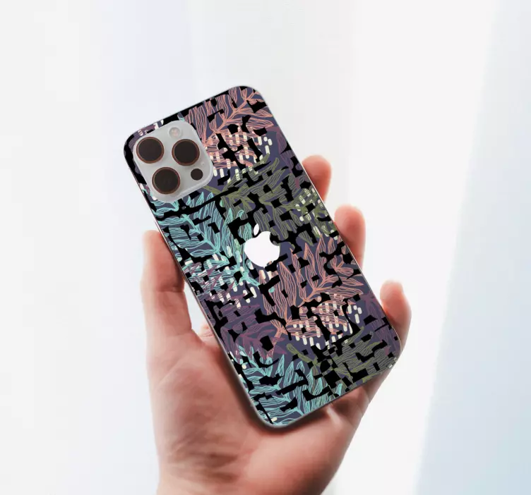 아이폰 스티커 식물 잎 모티프 - TenStickers