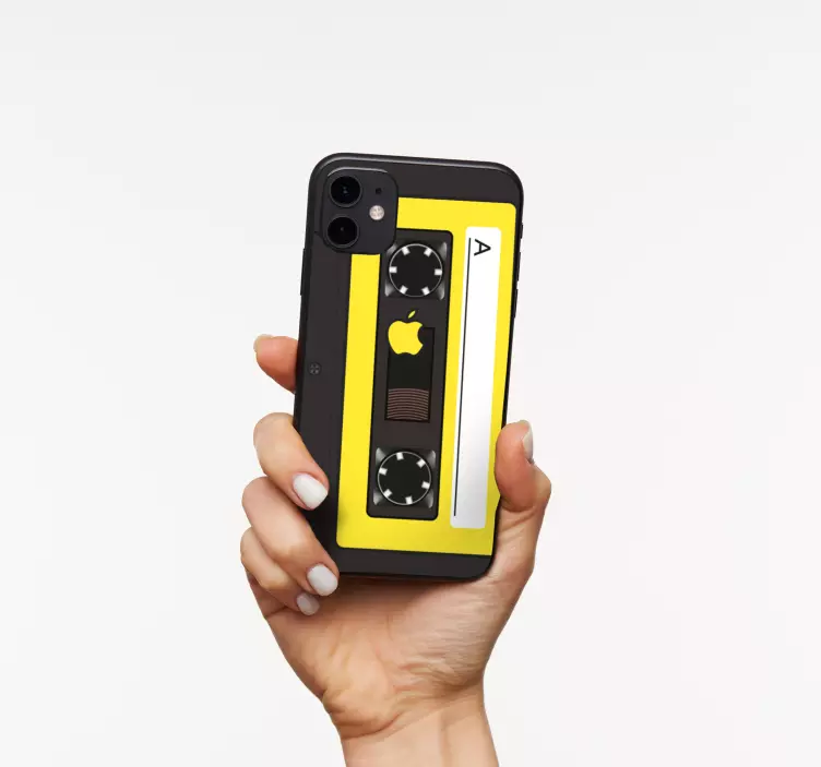 아이폰 스티커 카세트 타입 스타일 - TenStickers