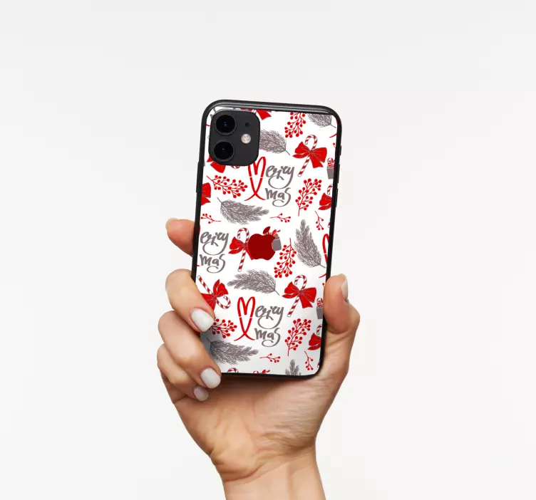 크리스마스 벽 스티커 축제 시즌의 기쁨 - TenStickers