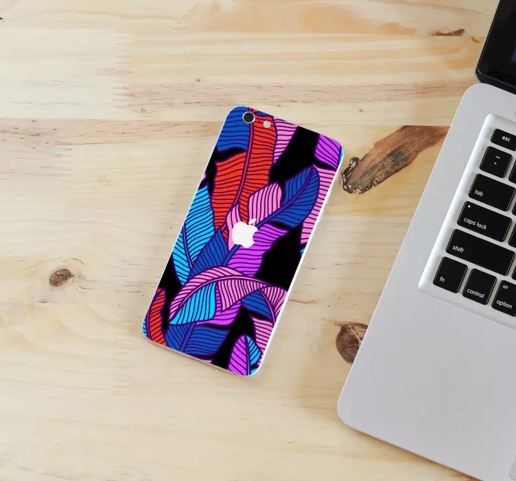 아이폰 스티커 생동감 넘치는 잎사귀 모티프 - TenStickers