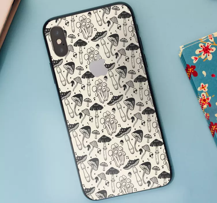 아이폰 스티커 버섯 일러스트 - TenStickers