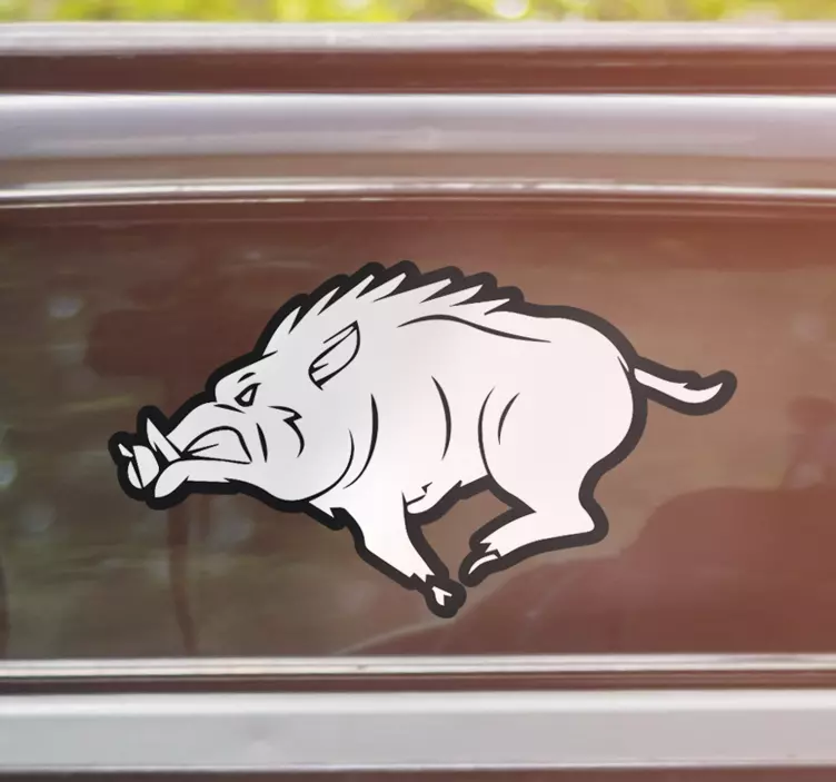 Javali 와일드 라이프 동물 벽 데칼 - TenStickers