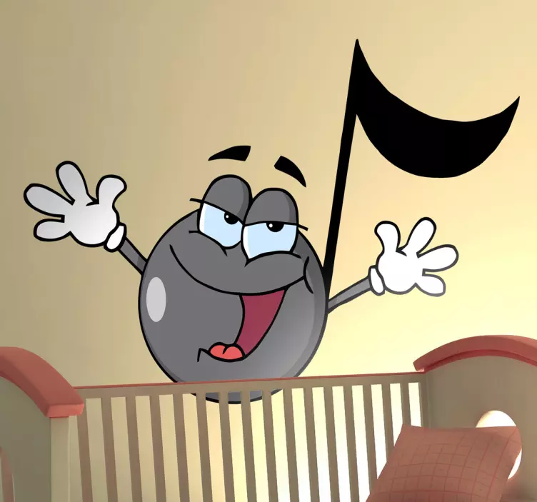 아이 스티커 행복 음표 - TenStickers