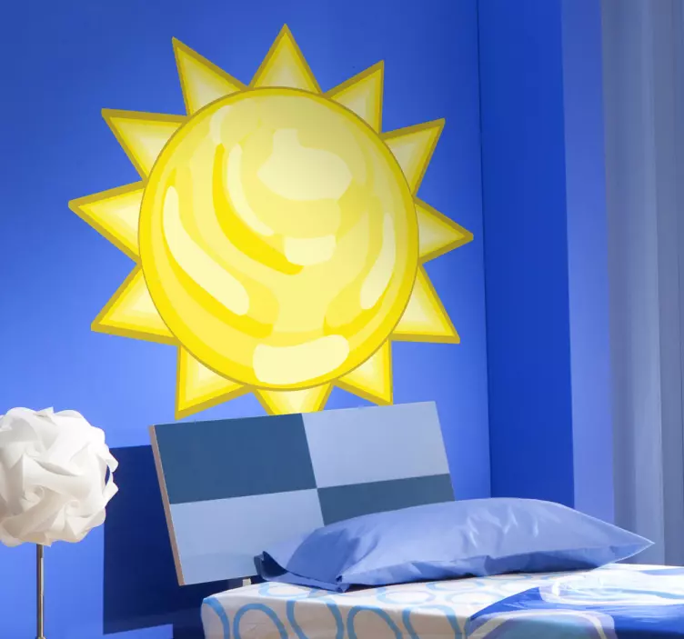 아이들 스티커 태양 - TenStickers