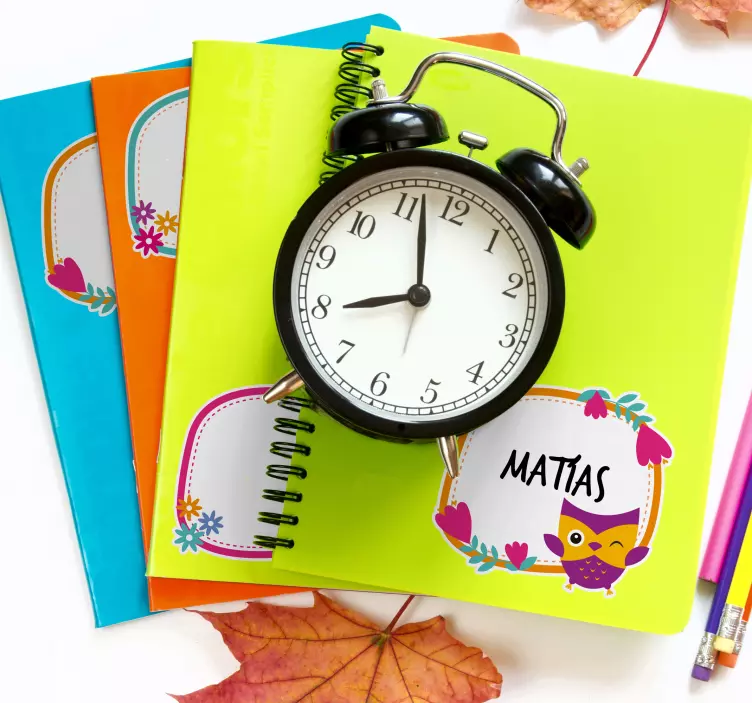 책과 노트북을위한 라벨 - TenStickers