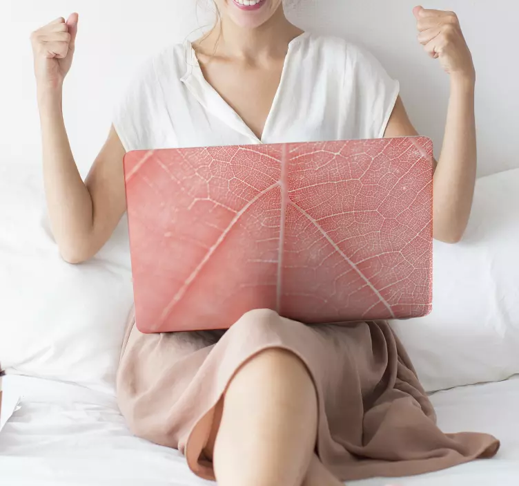 노트북용 스킨 잎 무늬 표면 - TenStickers