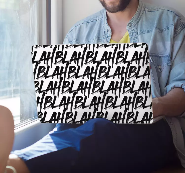 노트북용 스킨 반복되는 구문 패턴 - TenStickers