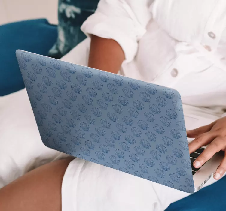 노트북용 스킨 조개껍질 무늬 커버 - TenStickers