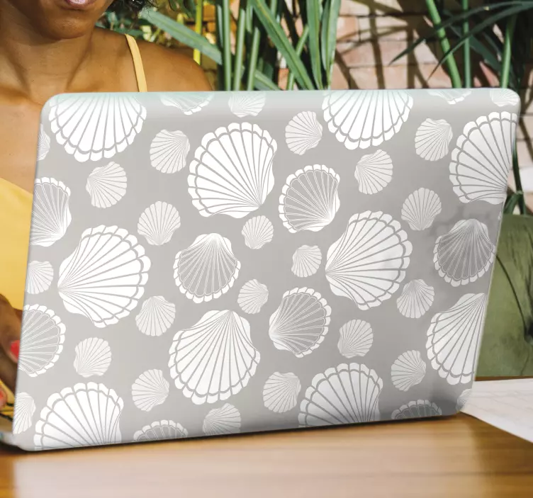 노트북용 스킨 쉘 패턴 노트북 커버 - TenStickers