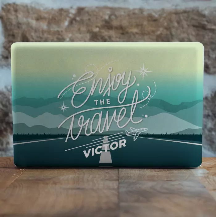 노트북용 스킨 여행 모험 디자인 - TenStickers