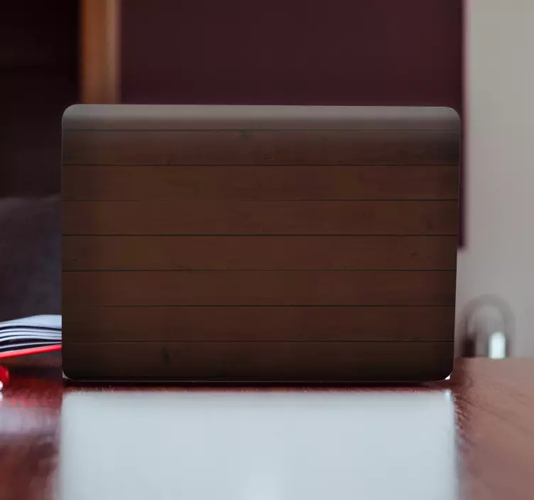 노트북용 스킨 나무판 표면 - TenStickers