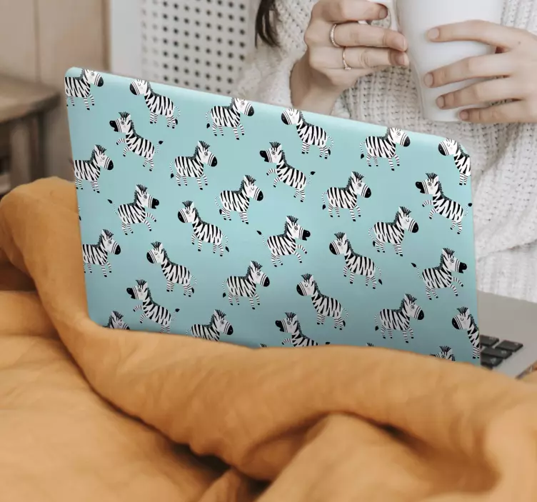 노트북용 스킨 얼룩말 무늬 커버 - TenStickers