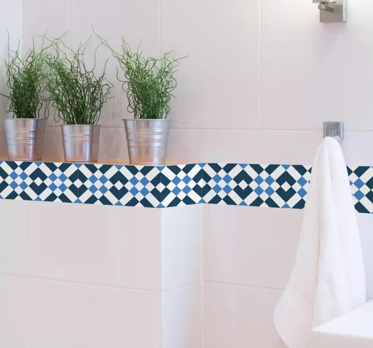 리스본 스타일의 타일 테두리 스티커 - TenStickers