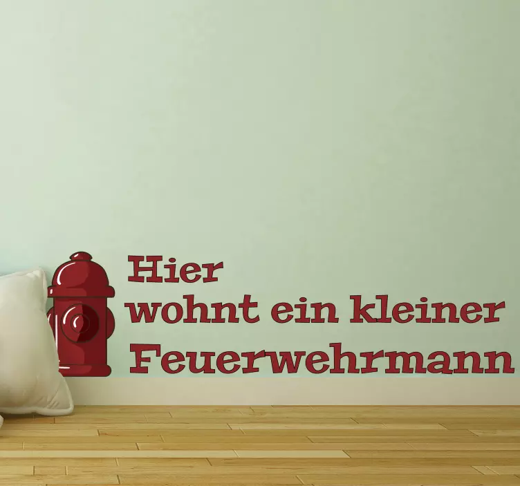 위치 벽 스티커 소화전 장식 - TenStickers