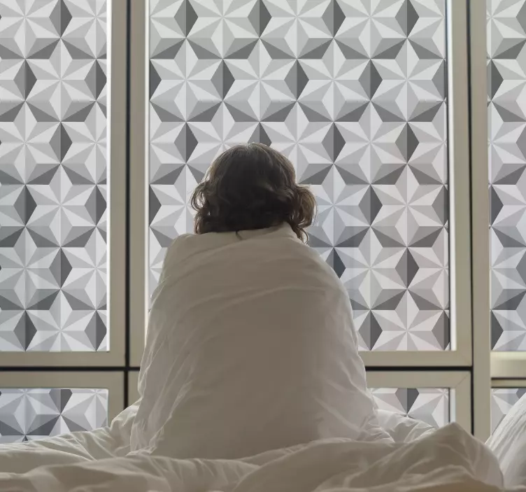 위치 벽 스티커 기하학 패턴 패널 - TenStickers