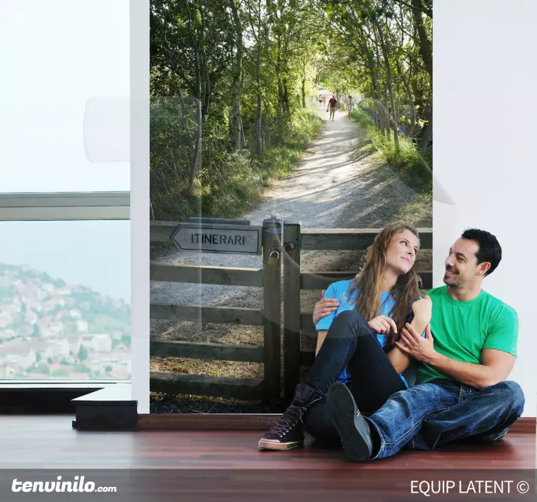 위치 벽 스티커 경로 안내 표지판 - TenStickers