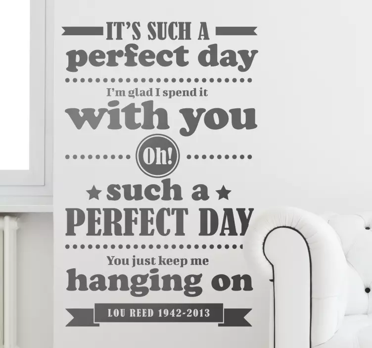 루 리드 뮤지컬 스티커 - TenStickers