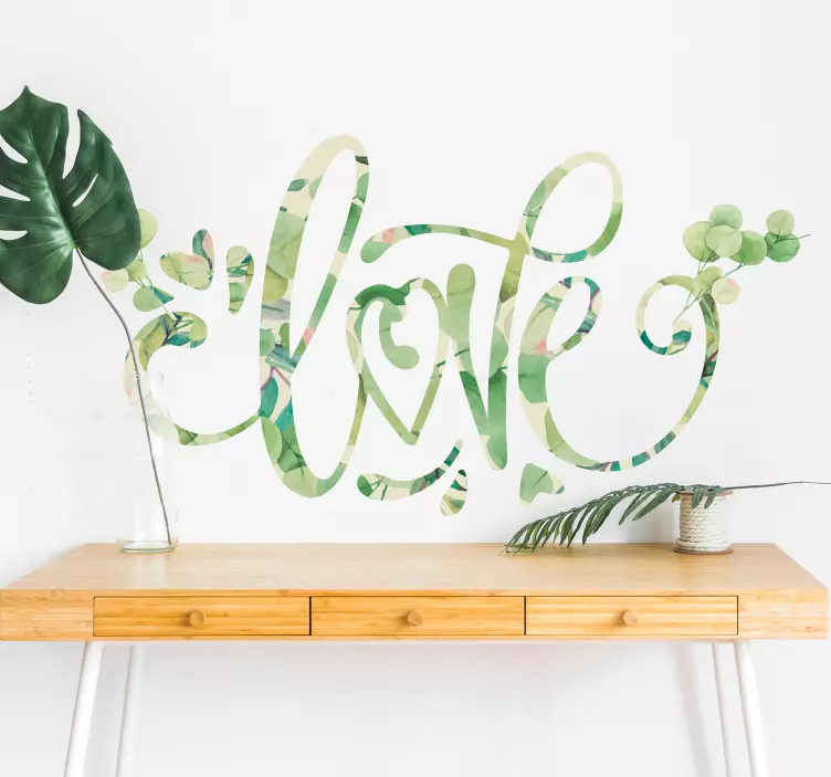 유칼 립투 사랑 스티커 - TenStickers