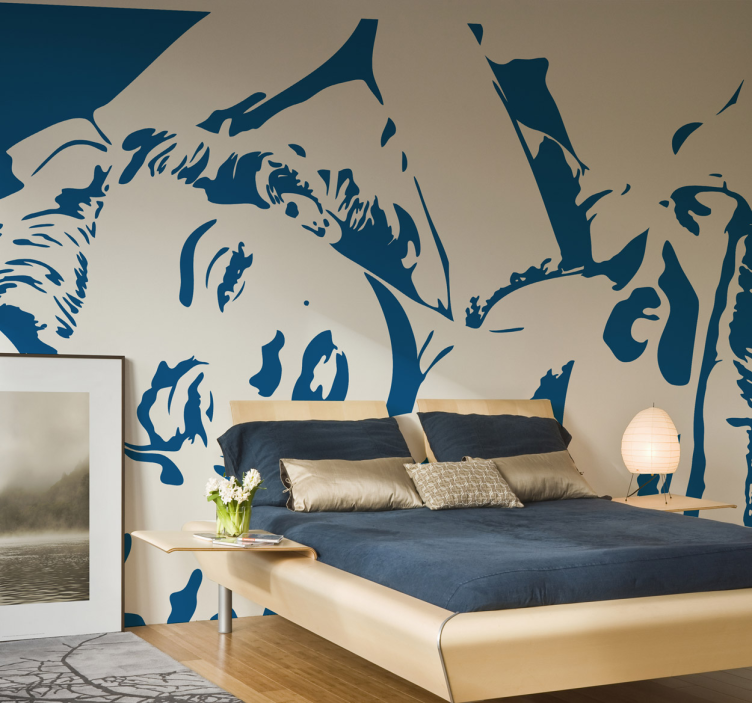 마릴린 먼로 실루엣 데칼 - TenStickers