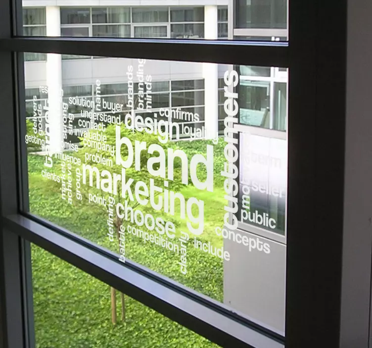 마케팅 컨셉 스티커 - TenStickers