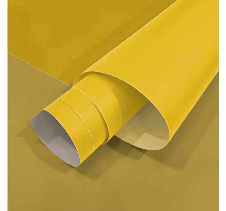 가구 스티커 머플러 옐로 - TenStickers