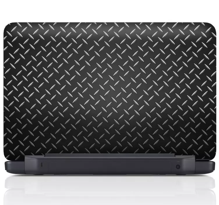 금속 표면 노트북 스티커 - TenStickers