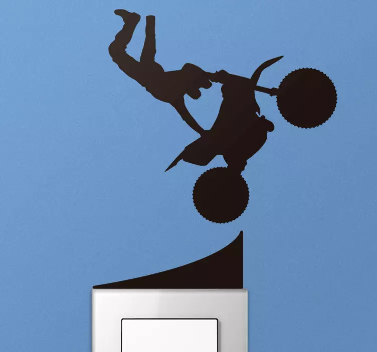 크로스 스위치 전등 스위치 스티커 - TenStickers