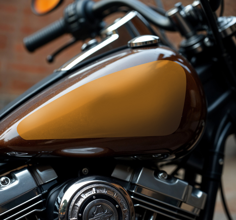 오토바이 스티커 단색 탱크 - TenStickers