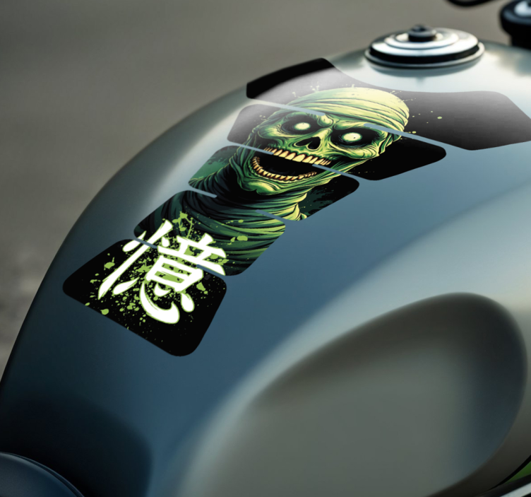 오토바이 스티커 미라의 죽음 - TenStickers