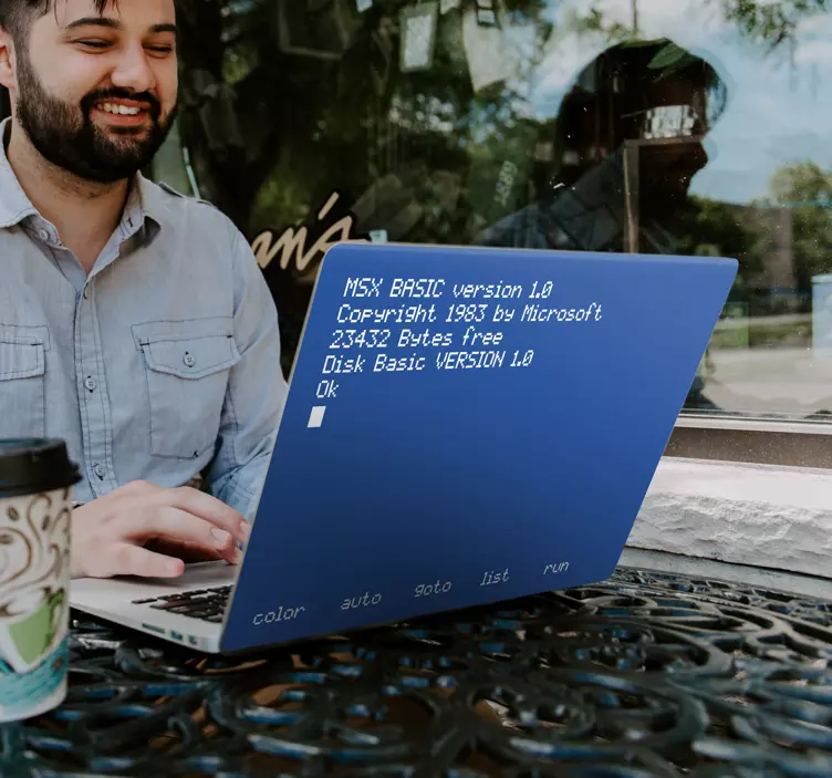 Msx 노트북 스티커 - TenStickers